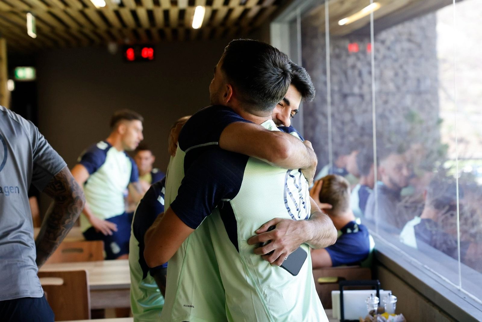 El primer entrenamiento de la UD a los mandos de Carrión