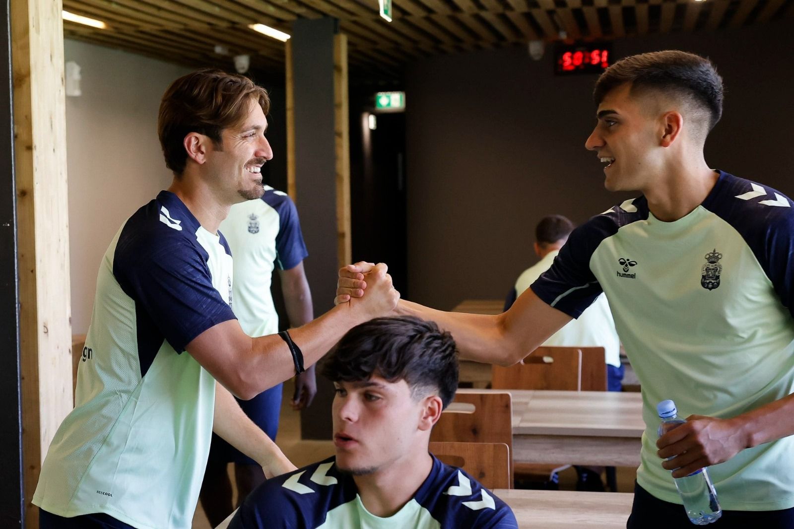 El primer entrenamiento de la UD a los mandos de Carrión