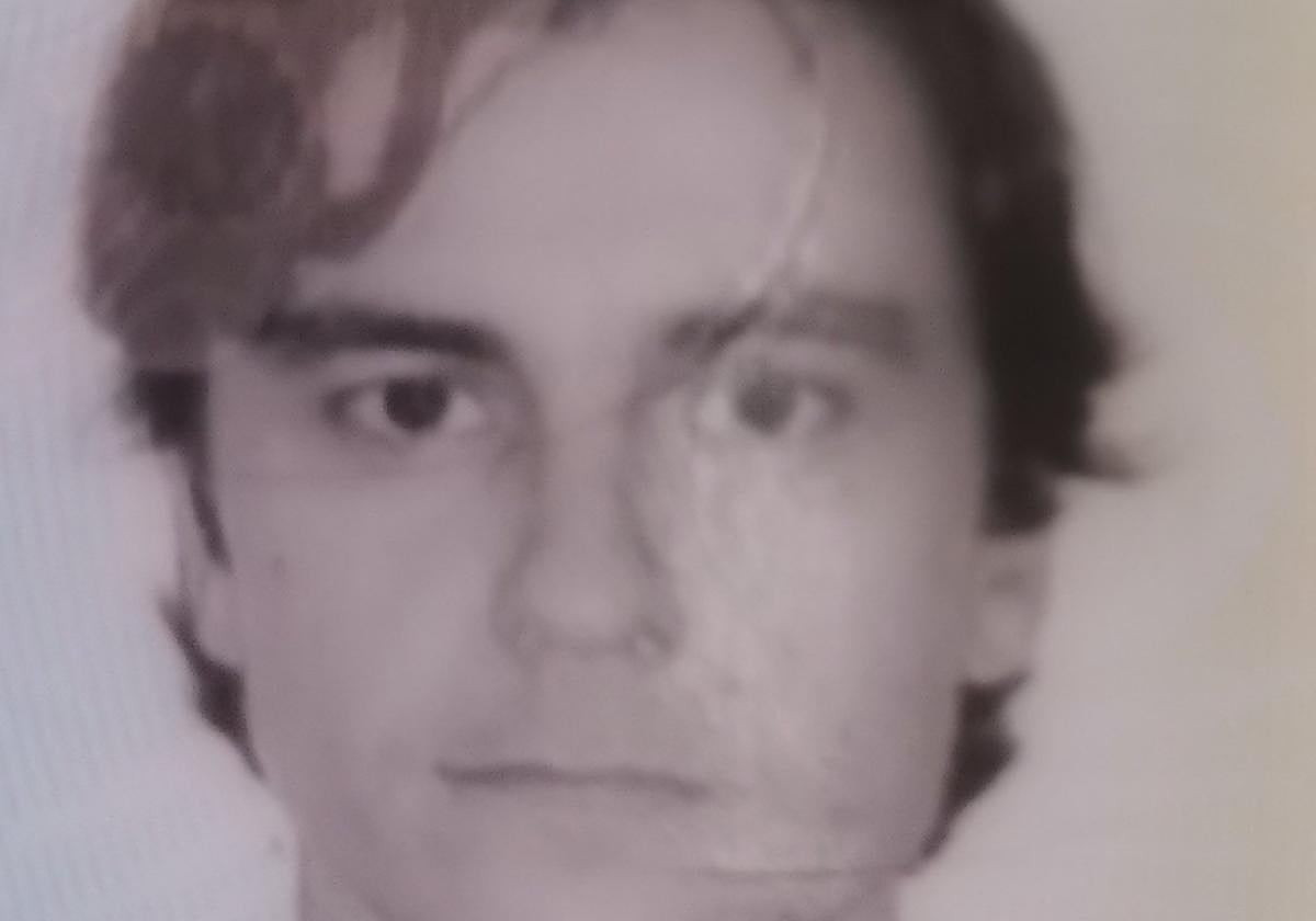 Imagen de Félix Viñas, tratada por el propio artista.