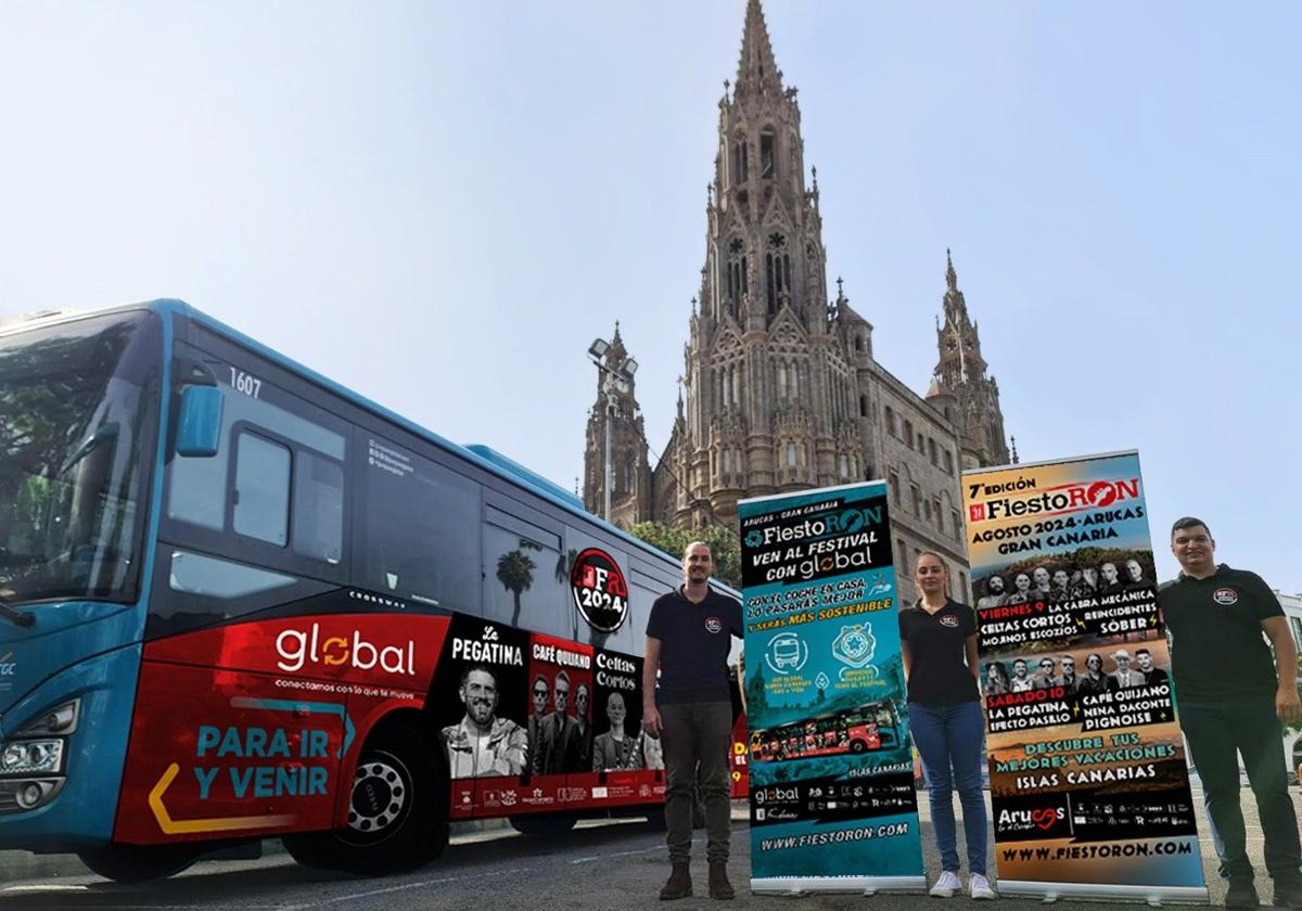 El FiestoRon sigue apostando por el transporte público para disfrutar del Festival