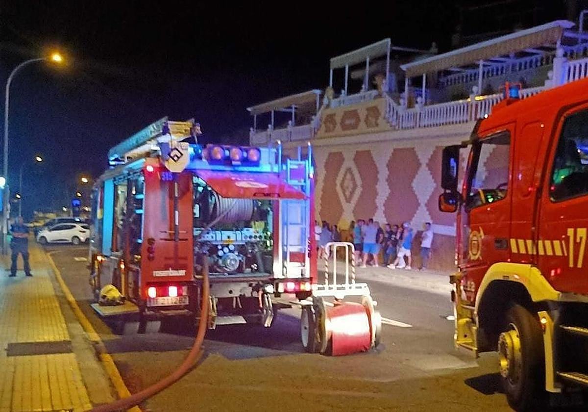 Camiones de bomberos de Tenerife.