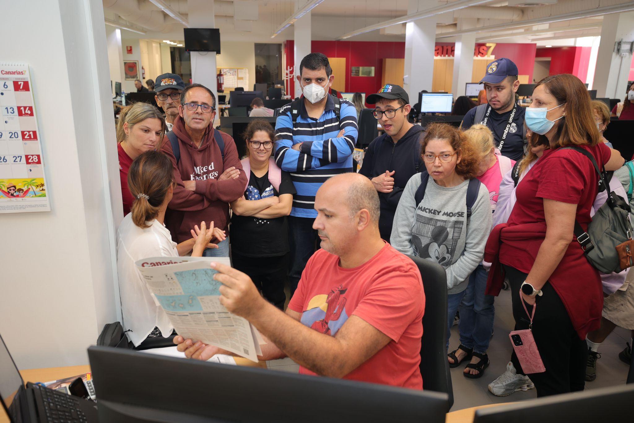 Imágenes de la visita de la Fundación SER