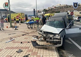 Imagen de uno de los vehículos implicados