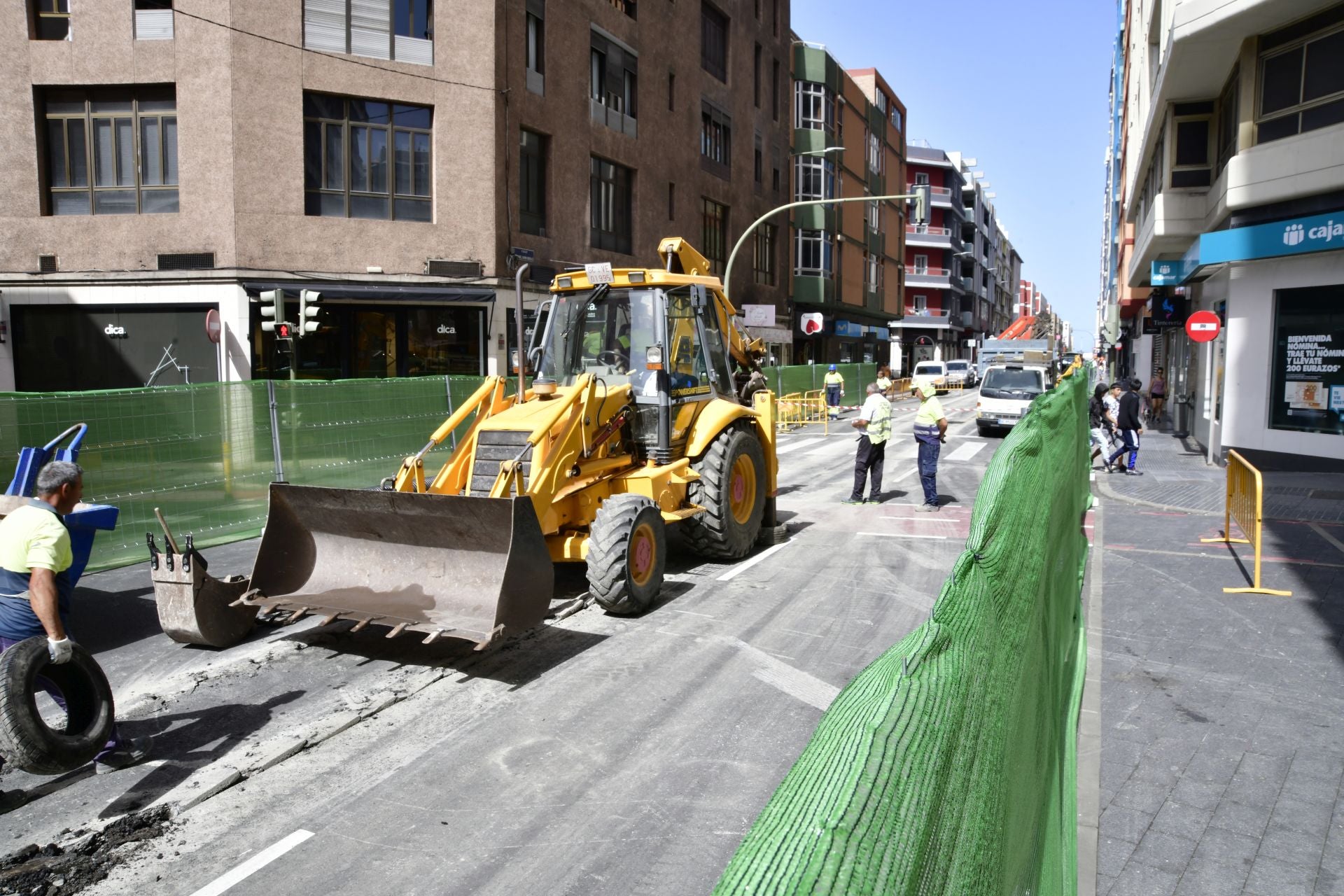 Continúan las obras en Juan Manuel Durán