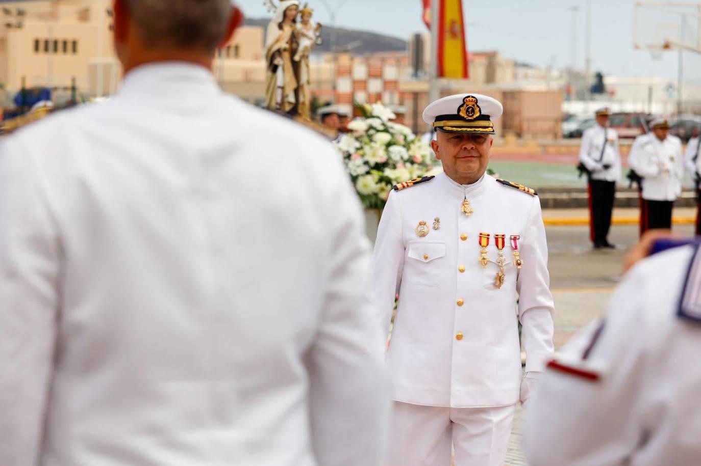 La celebración del Mando Naval de la Armada por la fiesta de la Virgen del Carmen, en imágenes
