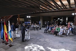 Fernando Clavijo y Manuel Domínguez hicieron balance del primer año de Gobierno.