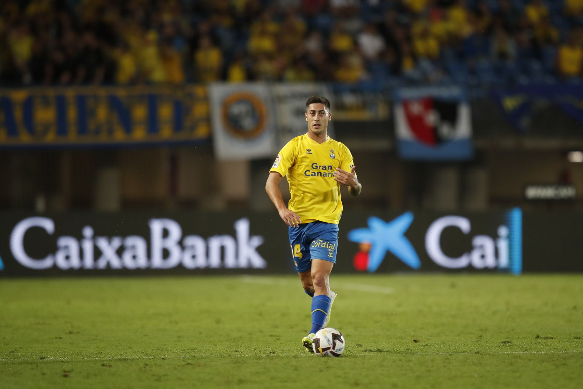 Lemos, en un partido en el Gran Canaria.