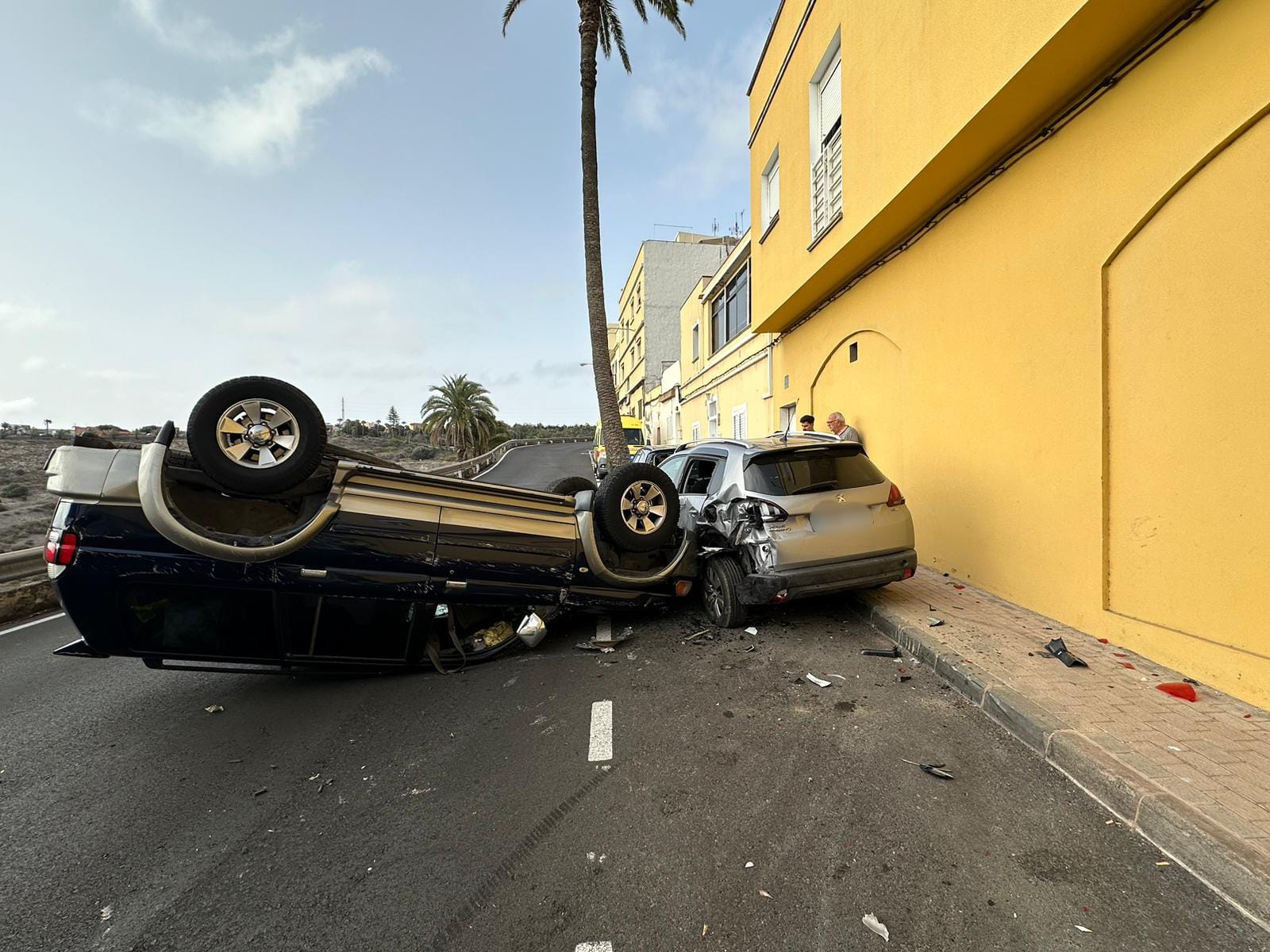 El accidente tuvo lugar durante la mañana de este miércoles.