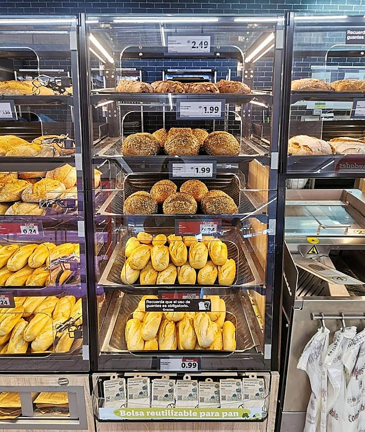 Imagen secundaria 2 - Lidl lanza en Canarias la primera bolsa reutilizable en la sección de panadería