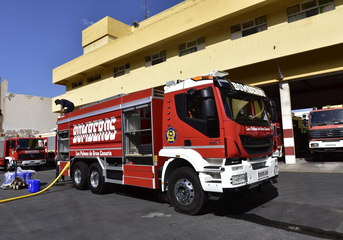 Imagen de archivo tomada en las instalaciones de Bomberos en Miller.