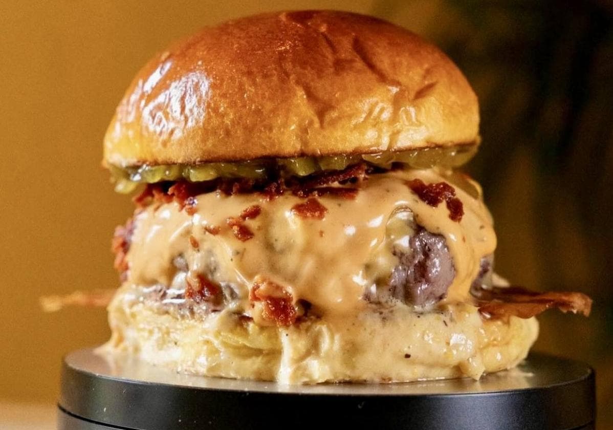 Golden Burger de Mostazza Beer, ganadora del II Burger festival Las Palmas