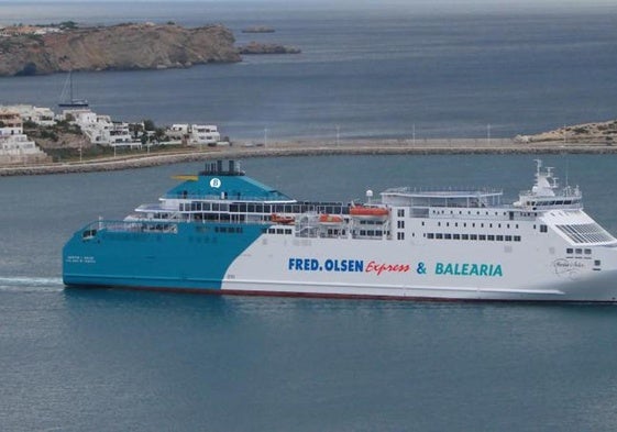 Imagen de archivo del buque de Fred Olsen y Balearia.