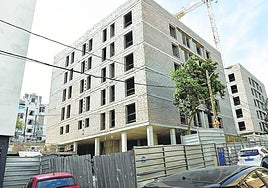 Viviendas en construcción en Las Palmas de Gran Canaria.