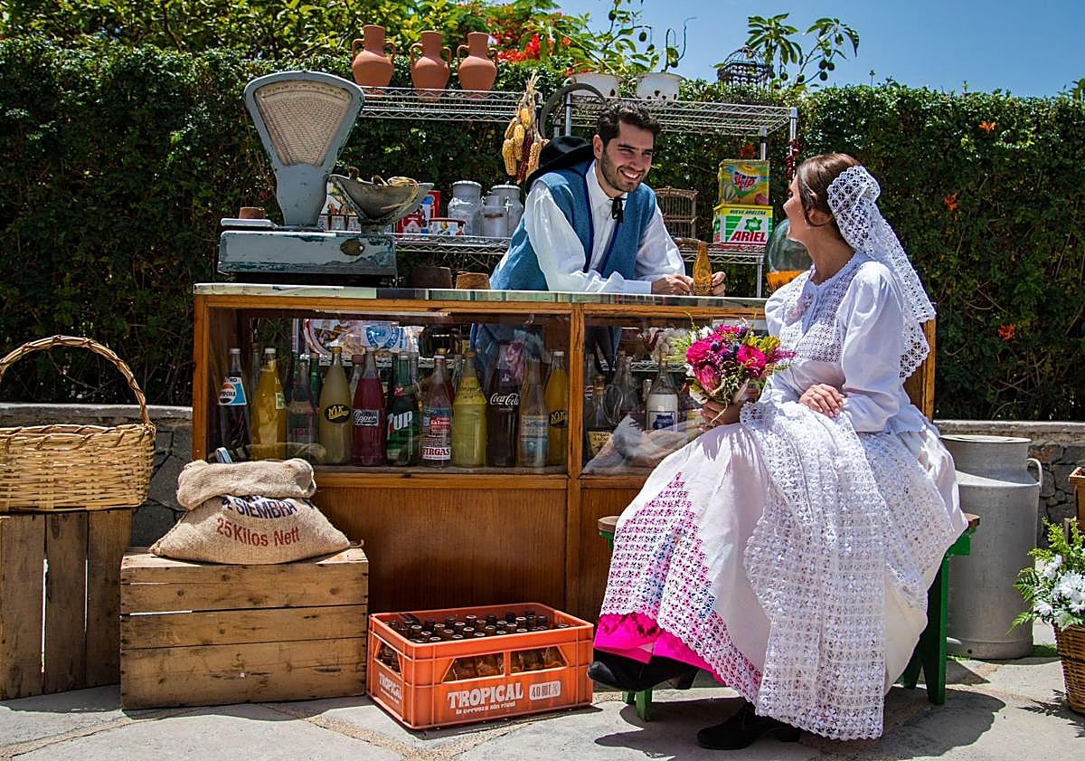 Imagen principal - Imágenes de la boda de Samuel y Yésica.