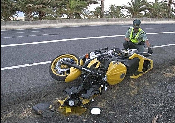 Accidente de motocicleta