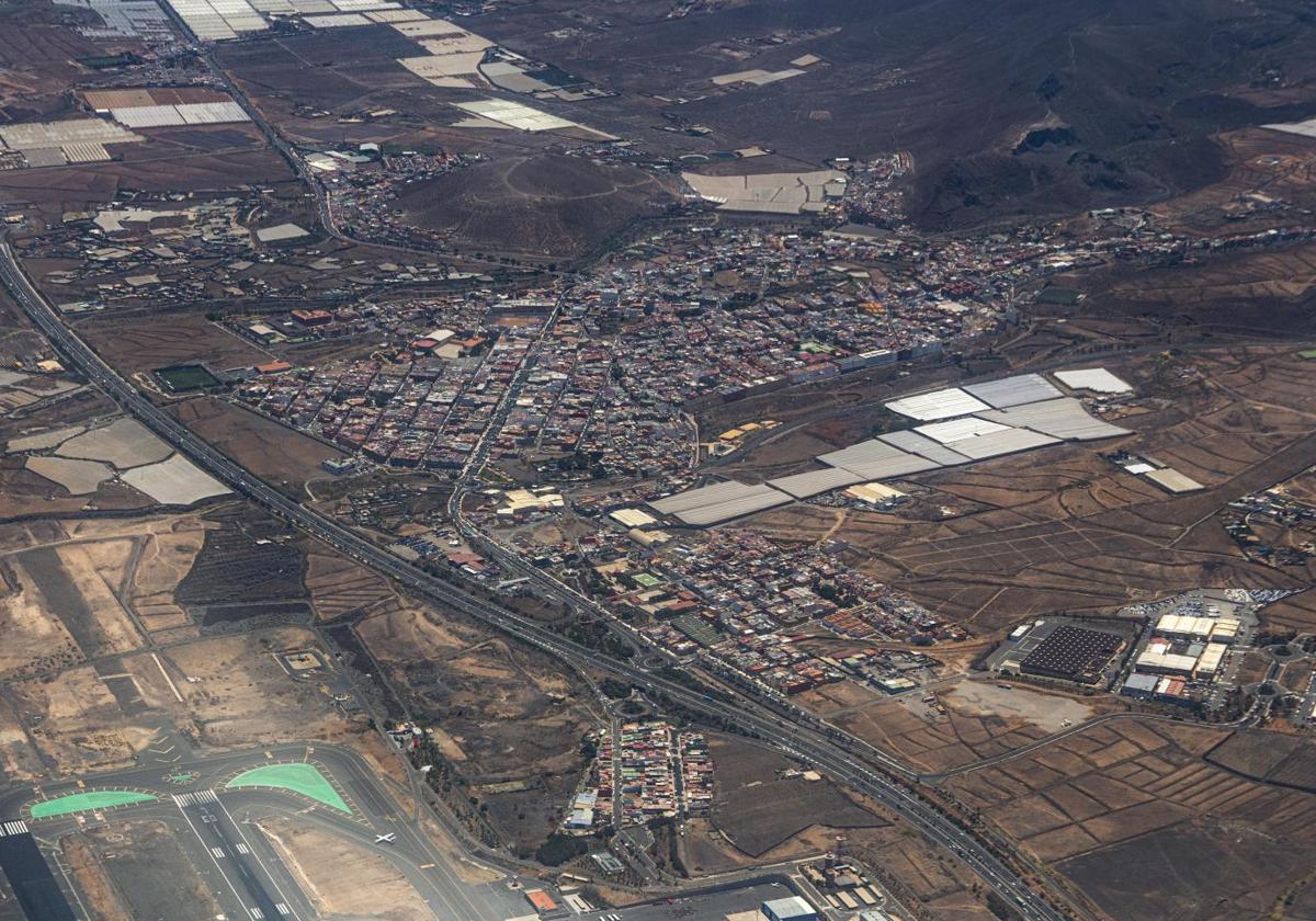 Vista área de Carrizal.