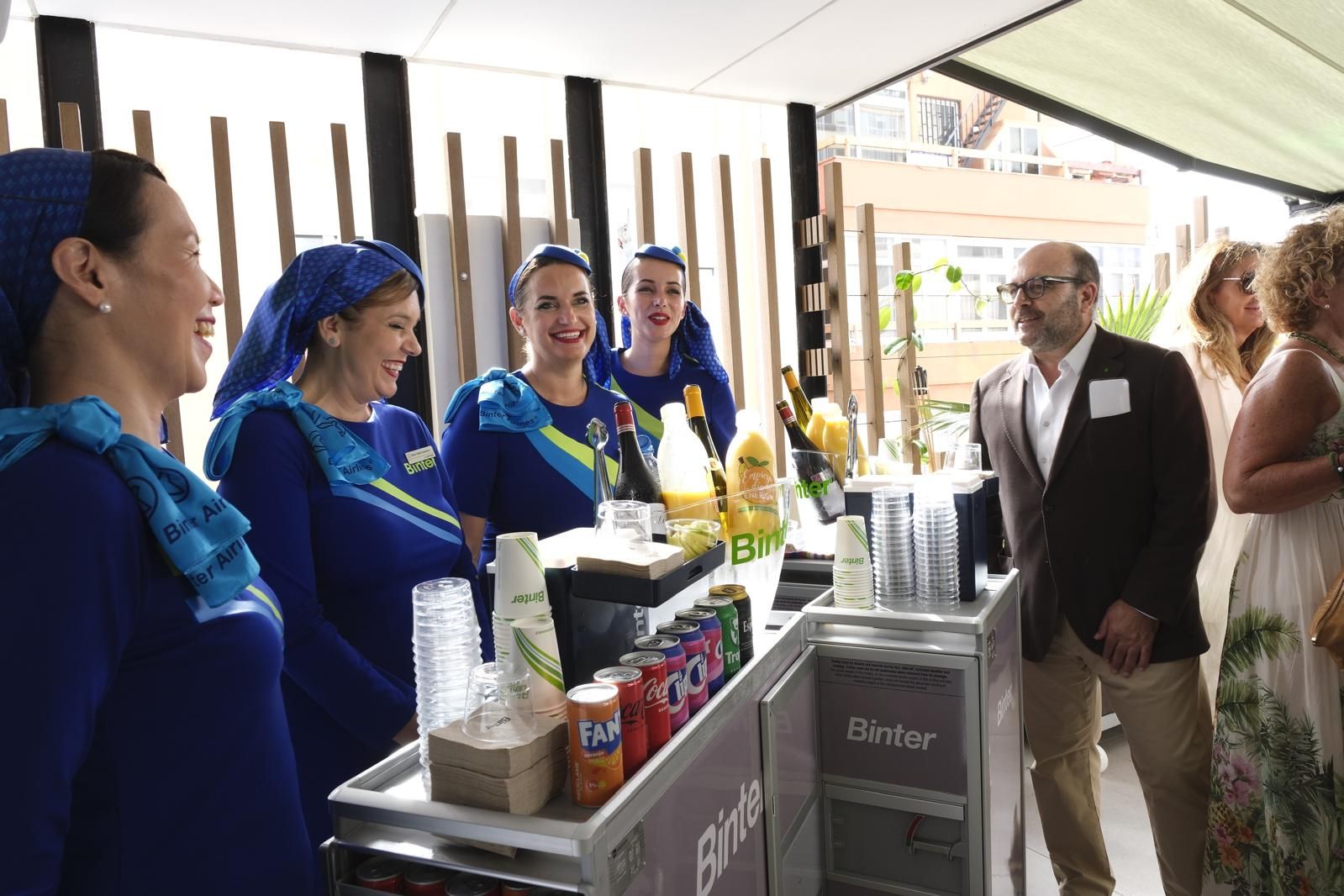 La presentación de los nuevos menús de Binter, en imágenes