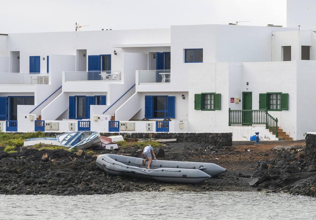 La neumática que llegó a Lanzarote.