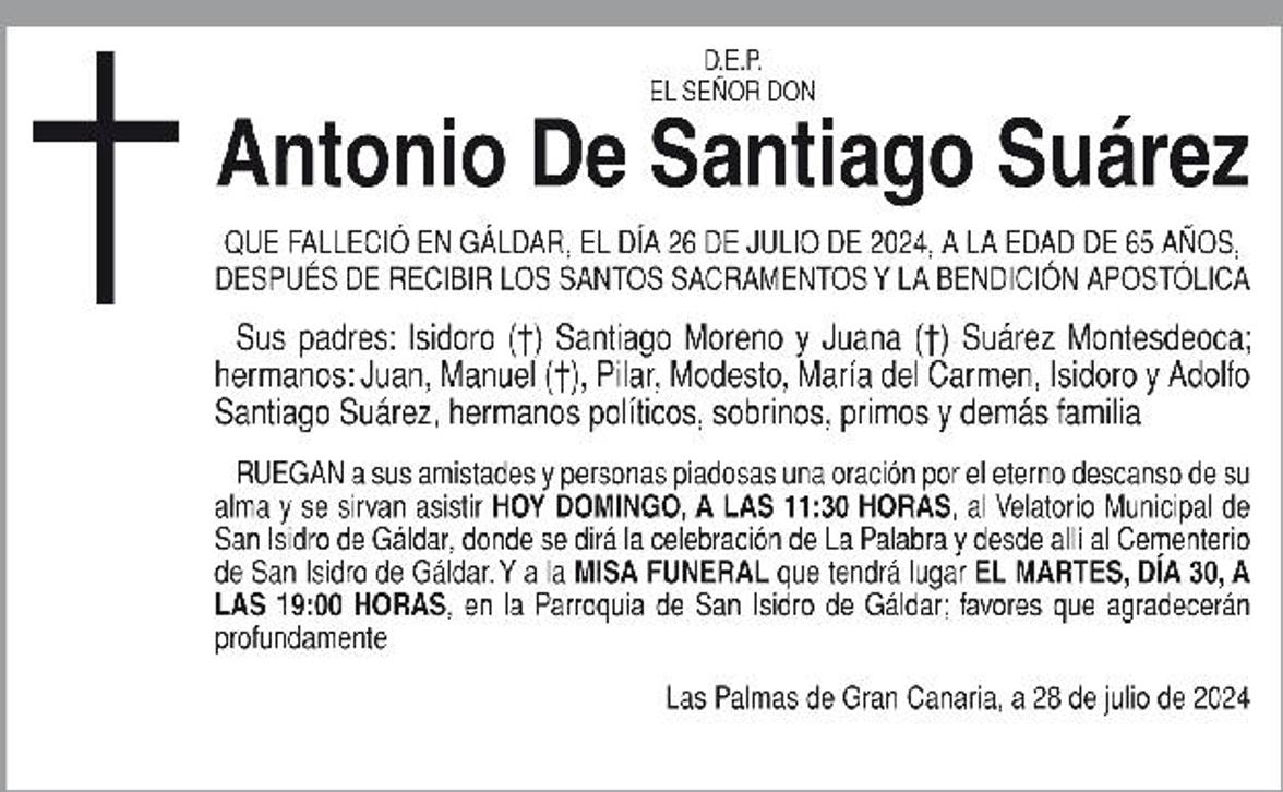 Antonio De Santiago Suárez