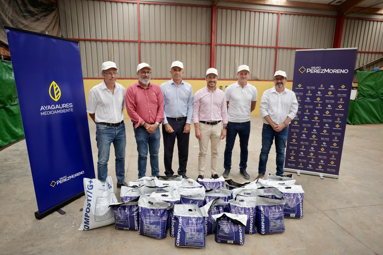 El nuevo sistema de compostaje de Ayagaures, en imágenes