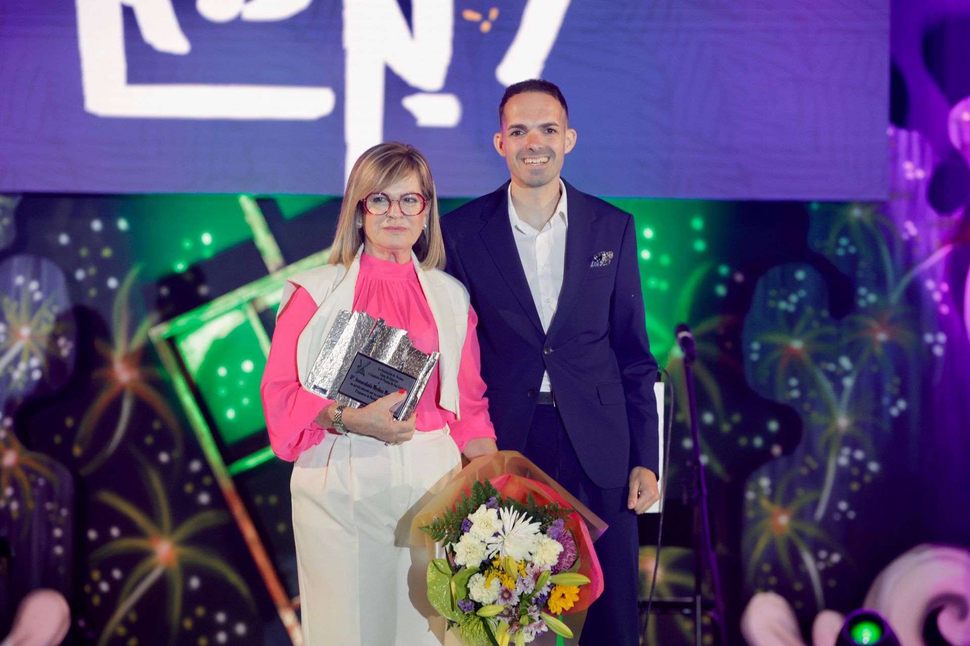 Inma Medina da el pistoletazo de salida de las Fiestas de San Lorenzo