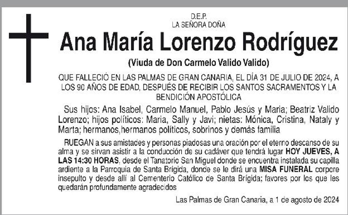 Ana María Lorenzo Rodríguez