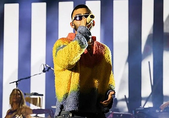 Concierto de Manuel Turizo, en los pasados carnavales, en el escenario instalado junto a la rotonda de Belén María, y por el que pagaron 400.715 euros.