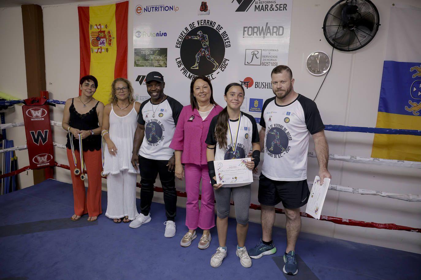 Brillante clausura de la Escuela de Verano de Boxeo 2024