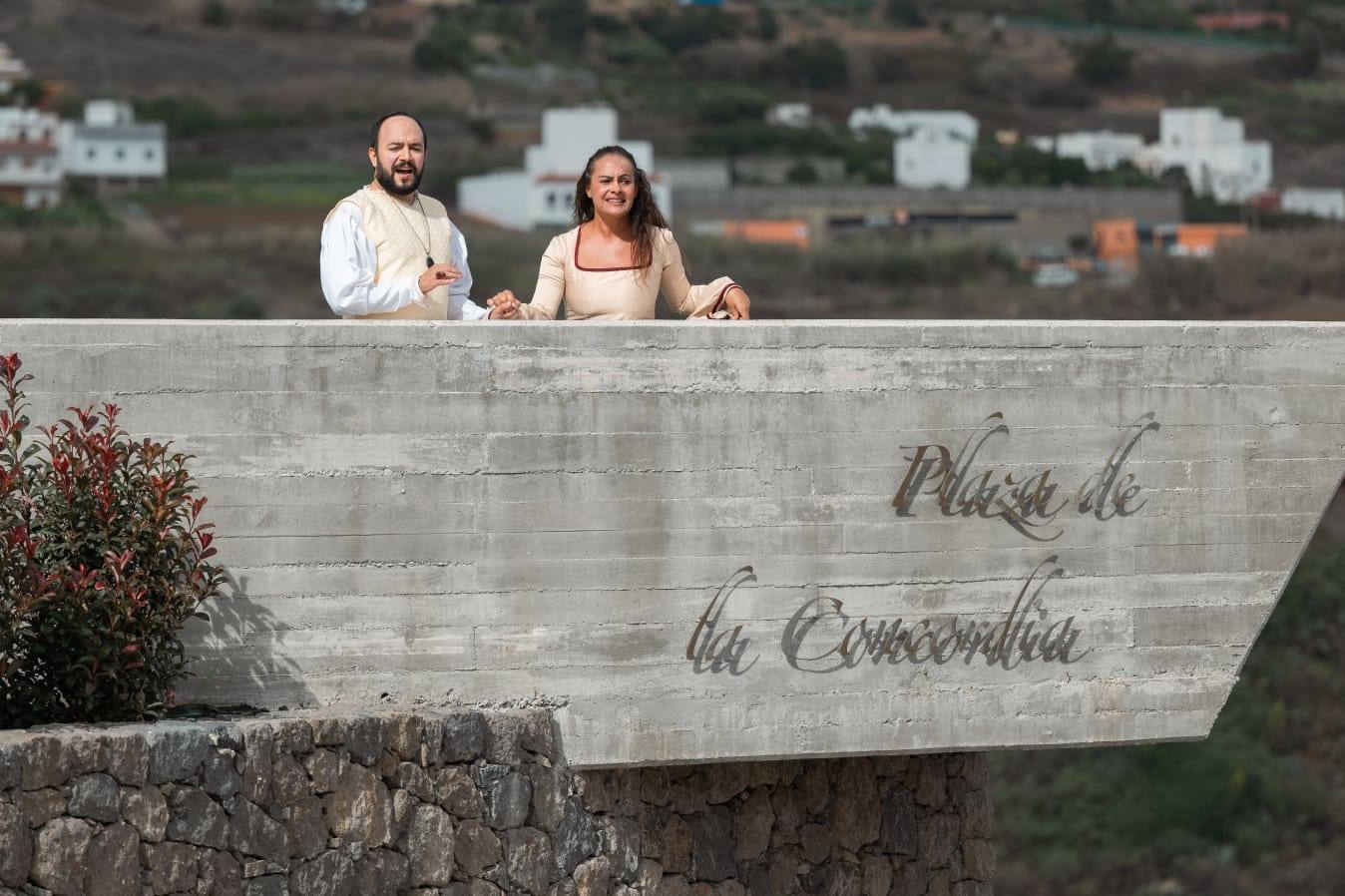 Imagen de la interpretación teatral del pasado año.