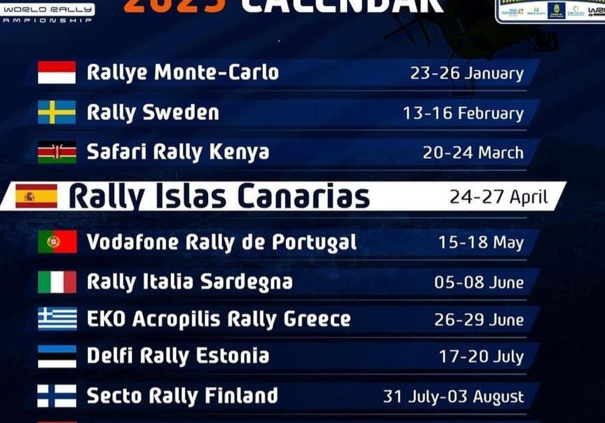 Ya hay fecha para el Rally Islas Canarias en 2025