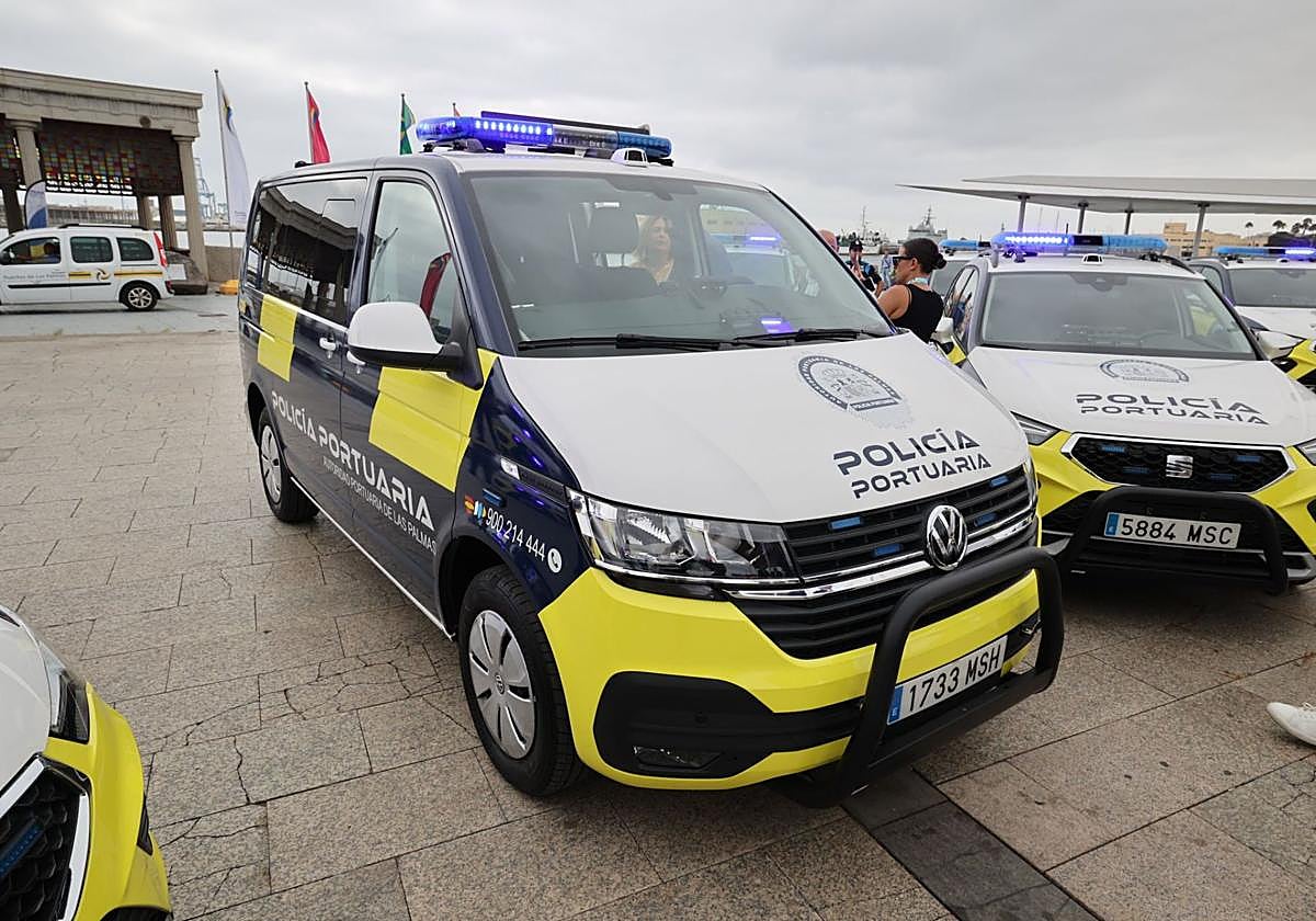 Los nuevos vehículos de la autoridad portuaria, en imágenes