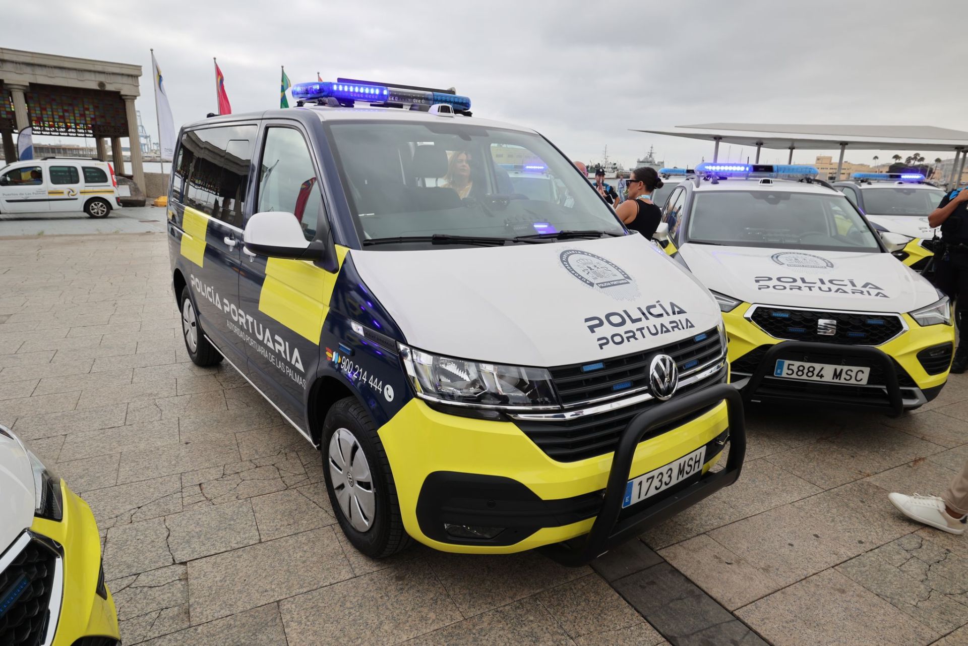 Los nuevos vehículos de la autoridad portuaria, en imágenes