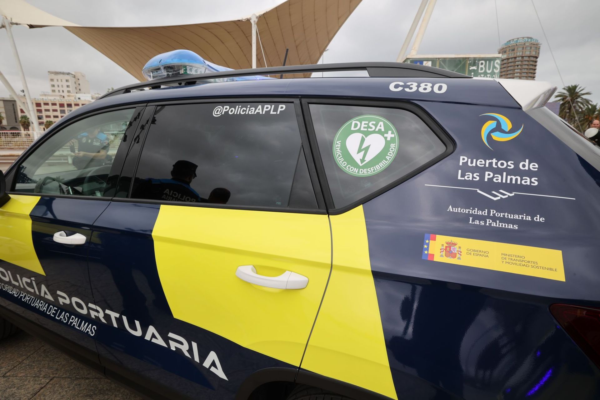 Los nuevos vehículos de la autoridad portuaria, en imágenes