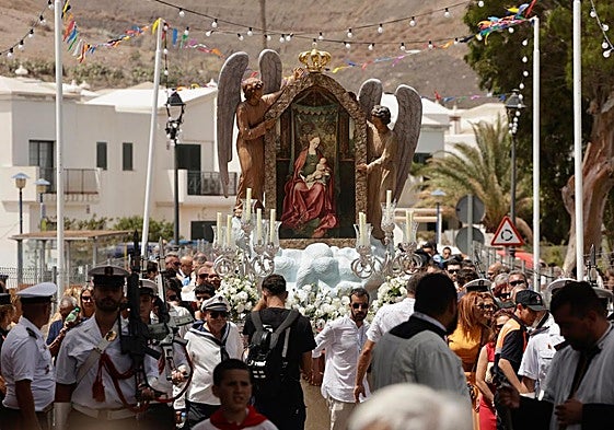 Agaete celebra el día de Las Nieves