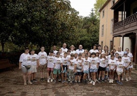 Presentación del campamento Pequeño Valiente en la Finca de Osorio.