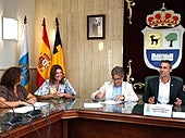 Firma del convenio.