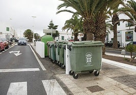 Contenedores en San Bartolomé.