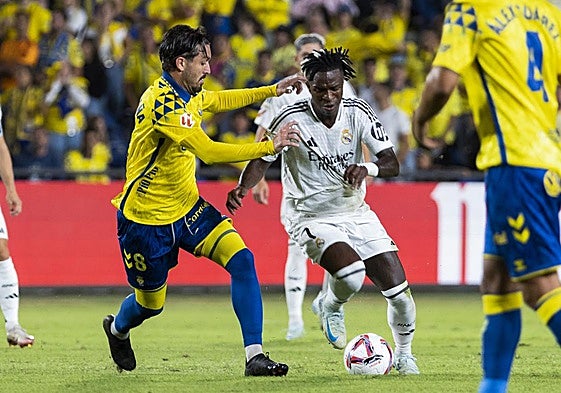 Campaña y Vinicius en el Gran Canaria.