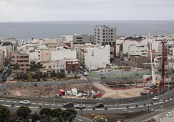 Imagen de archivo de trabajos en la zona.