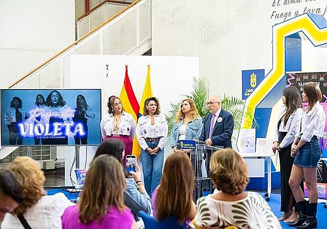 Presentación del videoclip junto al Cabildo de Gran Canaria.