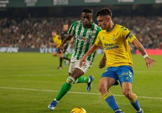 Imagen de un encuentro entre la UD y el Betis de la pasada campaña.