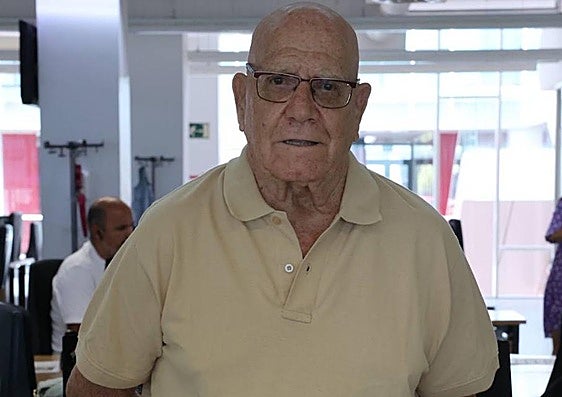 Juan Viera, El Pispa, este martes en la redacción de CANARIAS7.