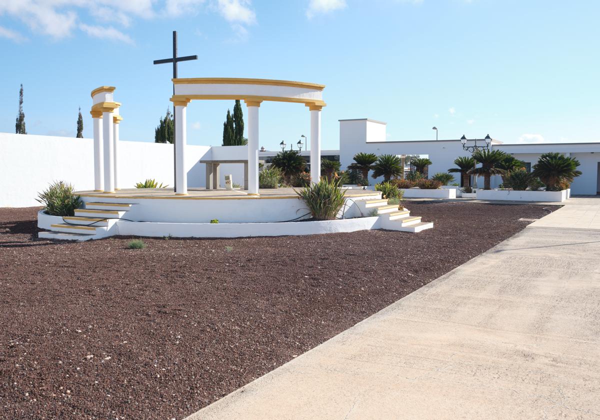 Cementerio de Antigua, que se ampliará en 2025.