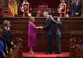 La entrega de la Medalla de Oro al Rey, en imágenes