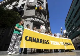 Canarias anuncia nuevas movilizaciones en contra del modelo turístico.