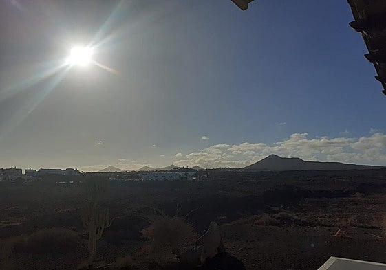 Tiempo soleado en Lanzarote este domingo.