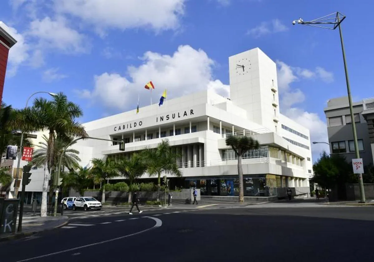 Vista de la Casa Palacio del Cabildo de Gran Canaria.