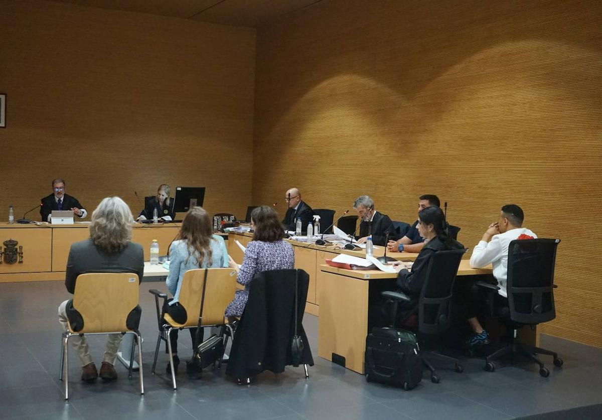 Imagen de la segunda sesión del juicio por el asesinato de Juan Ventura.