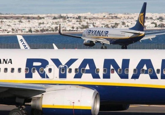 Operativa de Ryanair en Guacimeta.