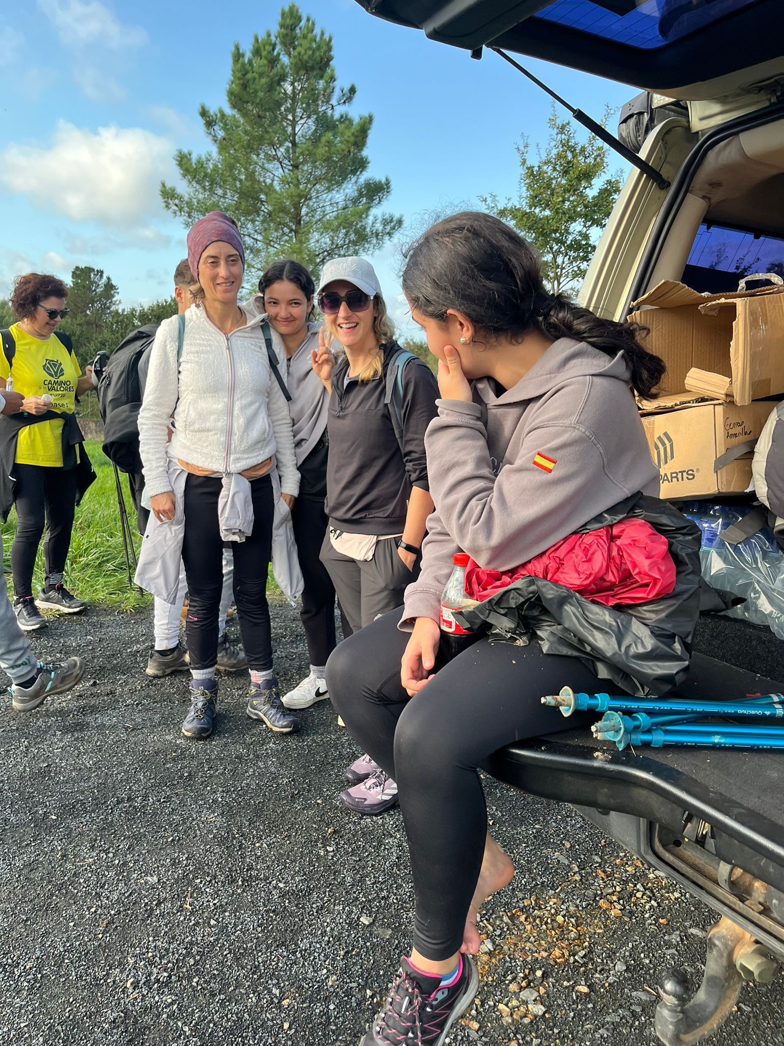 La penúltima etapa del Camino de los Valores, en imágenes